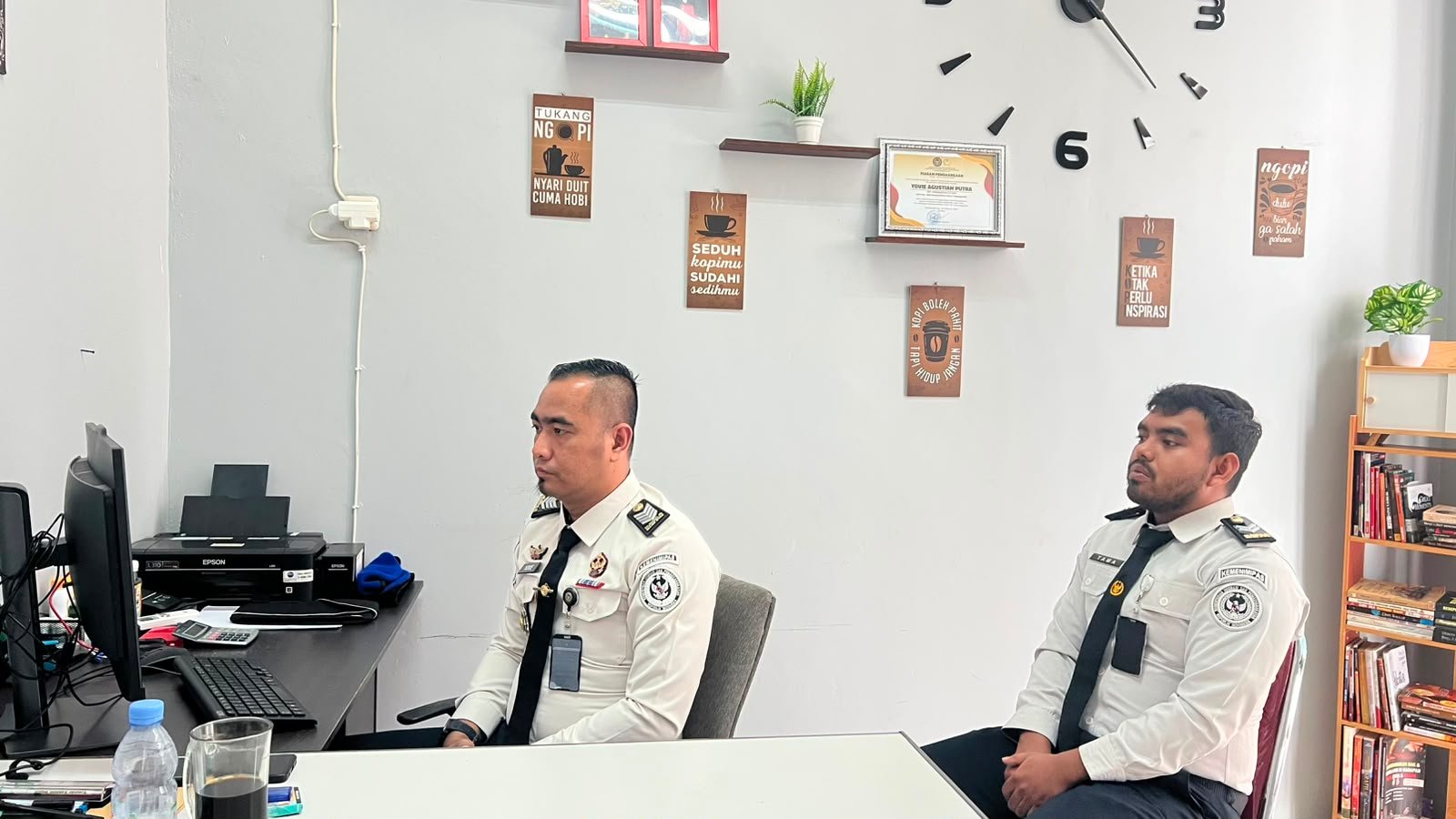 Bapas Tanjungpandan Ikuti Sosialisasi Pengelolaan Pengaduan Terintegrasi Kemenimipas